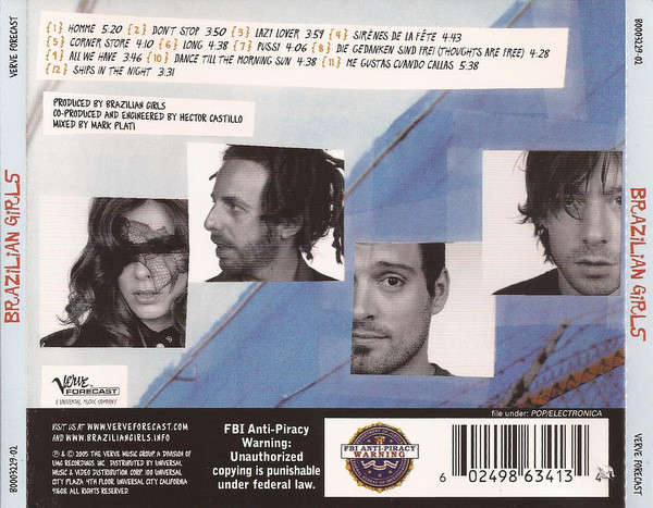 CD - Brazilian Girls - Brazilian Girls