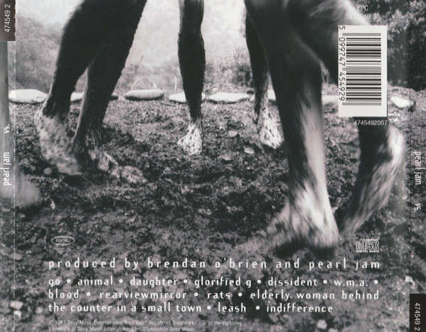 CD - Pearl Jam - Vs