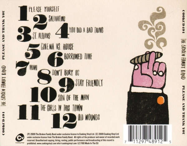CD - The Broken Family Band  Please And Thank You (New Sealed)