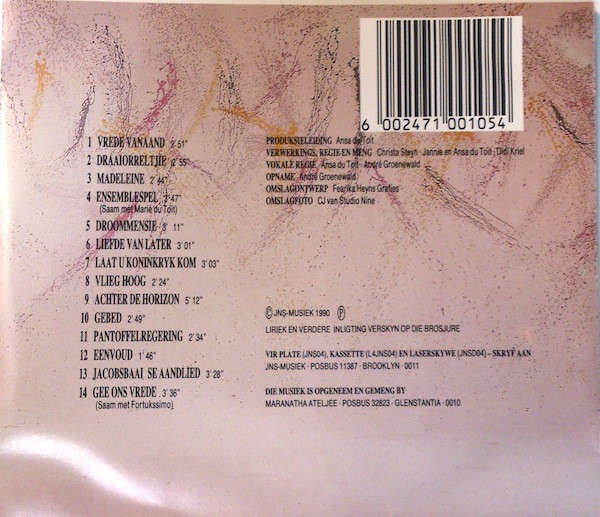 CD - Jannie Du Toit - Palet