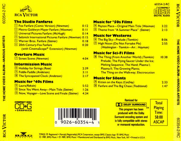 CD - The Home Video Album