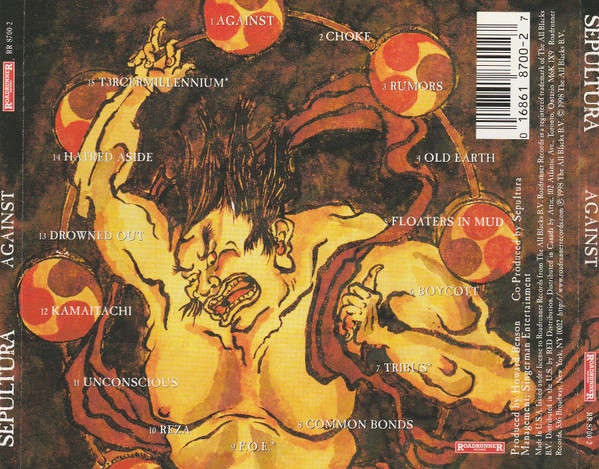 CD - Sepultura - Against