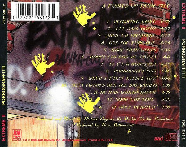 CD - Extreme II : P0rn0graffitti (A Funked Up Fairytale)