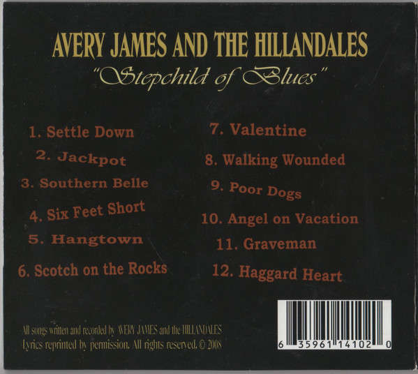 CD - Avery James And The Hillandales - Stepchild Of Blues (Digipak)