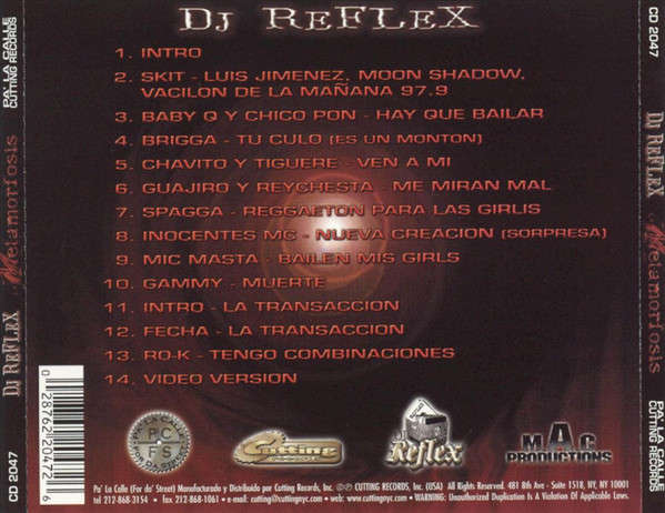 CD - DJ Reflex - Metamorfosis