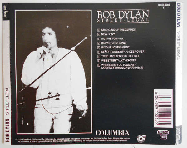 CD - Bob Dylan - Street Legal