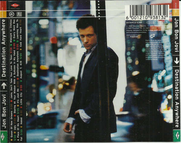 CD - Jon Bon Jovi - Destination Anywhere - SSTARCD 6318