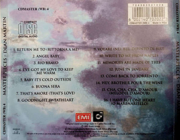 CD - Dean Martin - Masterpieces