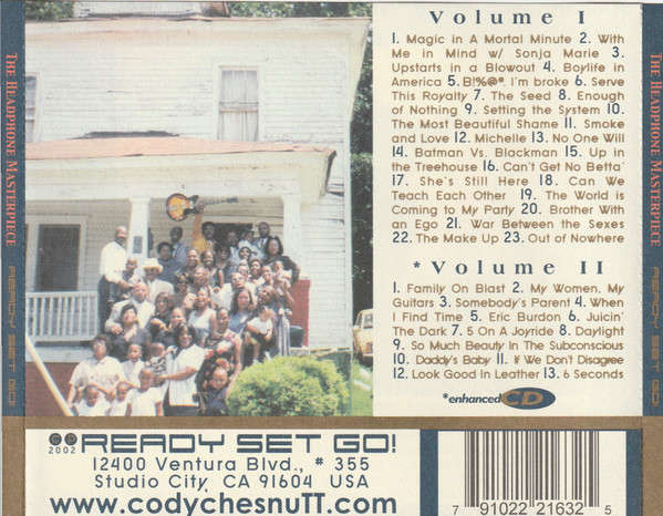 CD - Cody ChesnuTT - The Headphone Masterpiece (2cd)