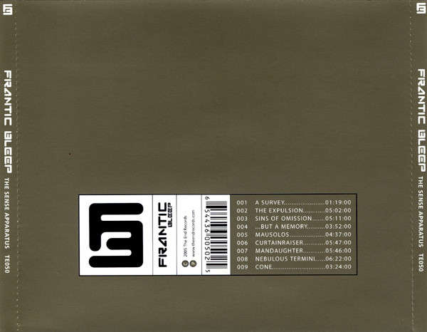 CD - Frantic Bleep - The Sense Apparatus (New Sealed)