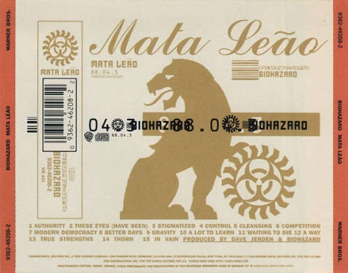 CD - Biohazard - Mata Leão