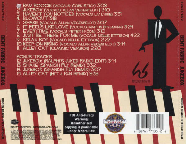 CD - Bent Fabric - Jukebox (New Sealed)
