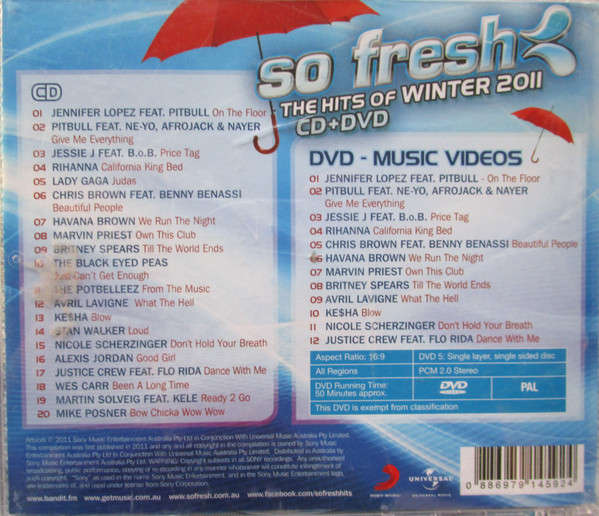 CD - Various - So Fresh: The Hits Of Winter 2011 CD+DVD - 88697914592