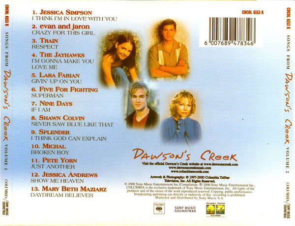 CD - Various - Songs From Dawson's Creek Volume 2