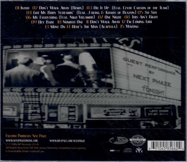 CD - Next Phaze - Back To The Mic (New Sealed)
