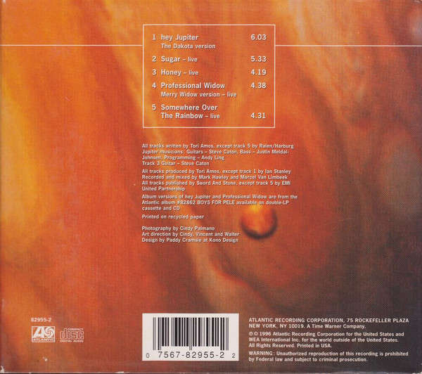CD - Tori Amos  Hey Jupiter (Digipak)