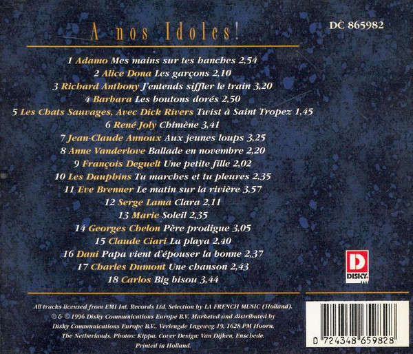 CD - Various - A Nos Idoles ! (New Sealed)