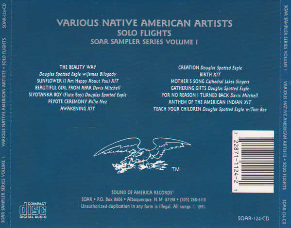 CD - Various - Native American Artists - Solo Flights