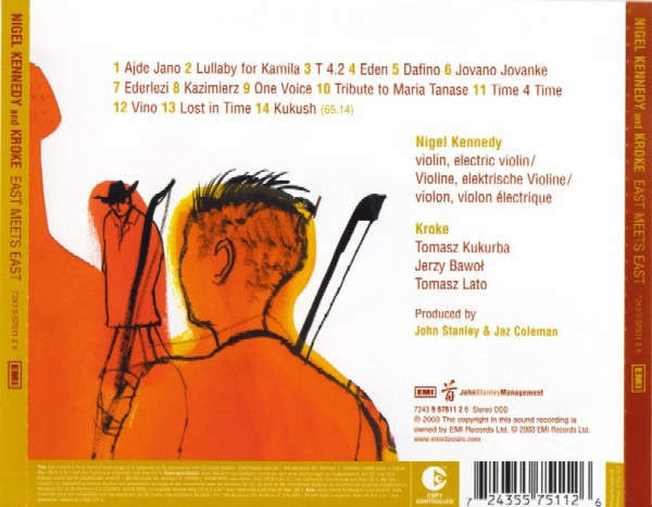 CD - Nigel Kennedy and The Kroke Band - East Meets East