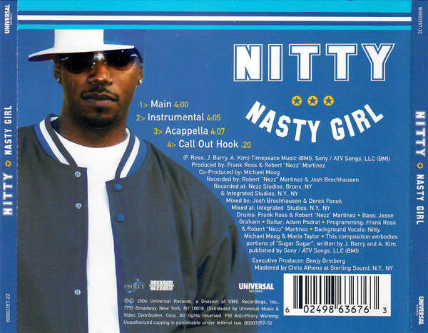 CD - Nitty - Nasty Girl