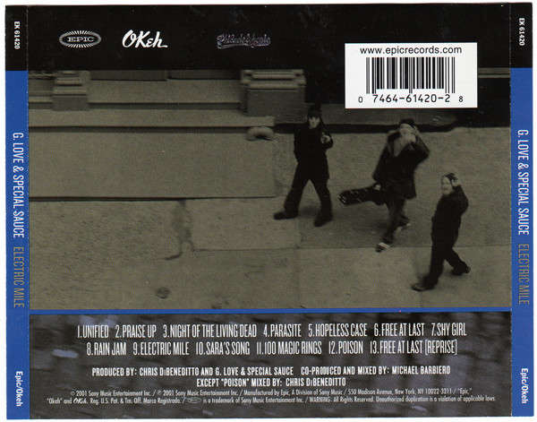 CD - G. Love & Special Sauce - Electric Mile