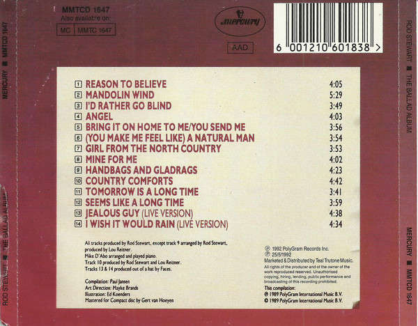 CD - Rod Stewart - The Ballad Album