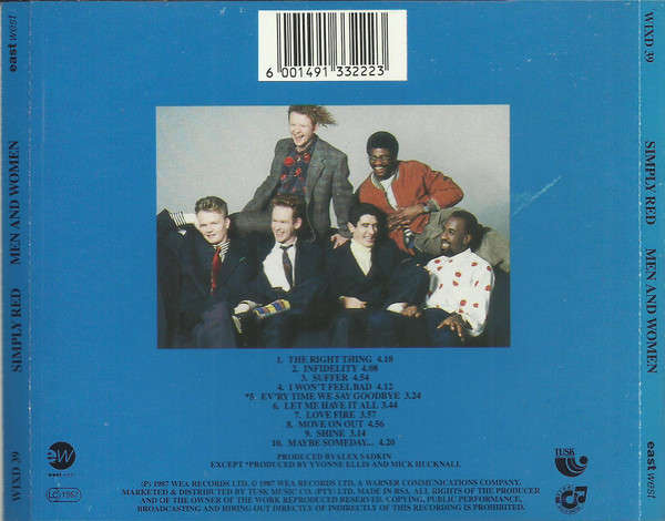 CD - Simply Red - Men And Women - WIXD 39