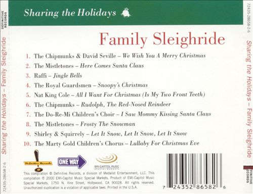 CD - Sharing The Holidays - Family Sleighride