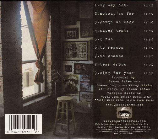 CD - Jason Yates - Jason Yates  (Digipak)
