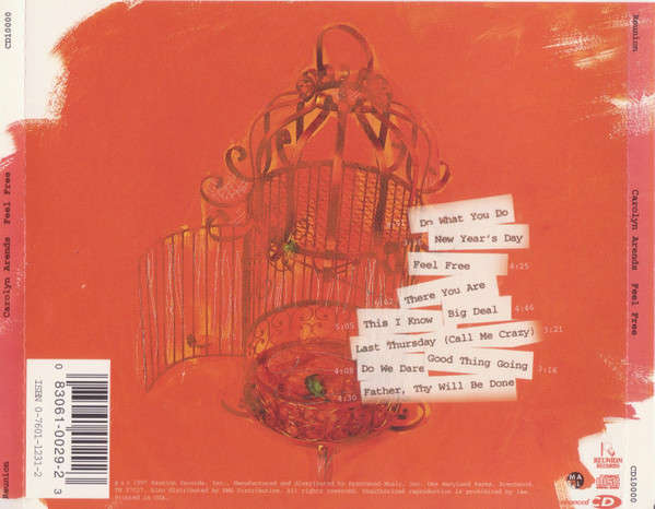 CD - Carolyn Arends - Feel Free