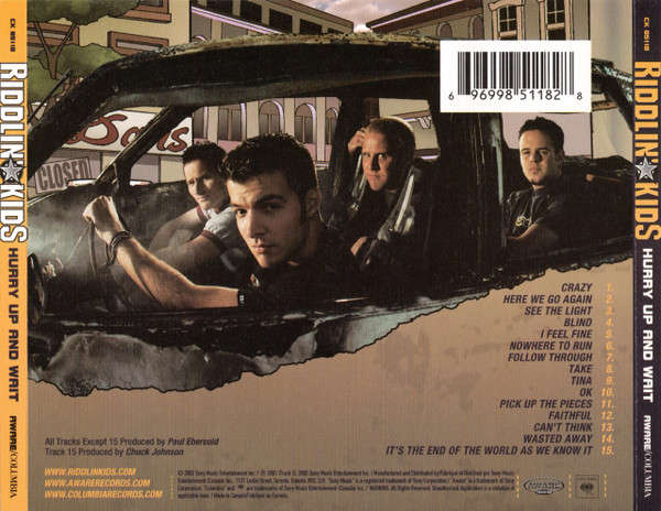 CD - Riddlin' Kids - Hurry Up And Wait
