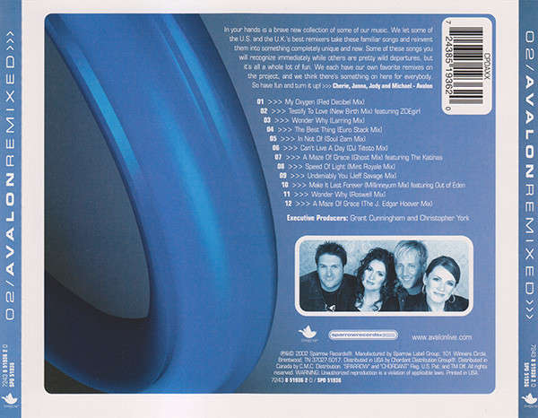 CD - Avalon - O2 (Avalon Remixed)