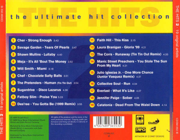 CD - The Hits 2 - The Ultimate Hit Collection