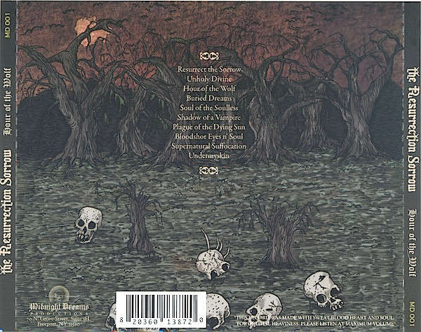 CD - Resurrection Sorrow - Hour Of The Wolf