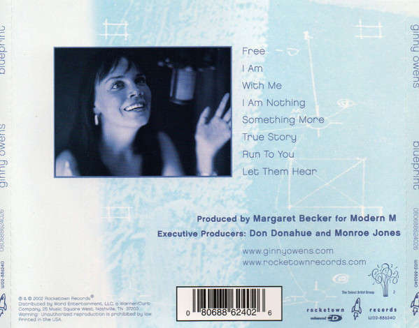CD - Ginny Owens - Blueprint