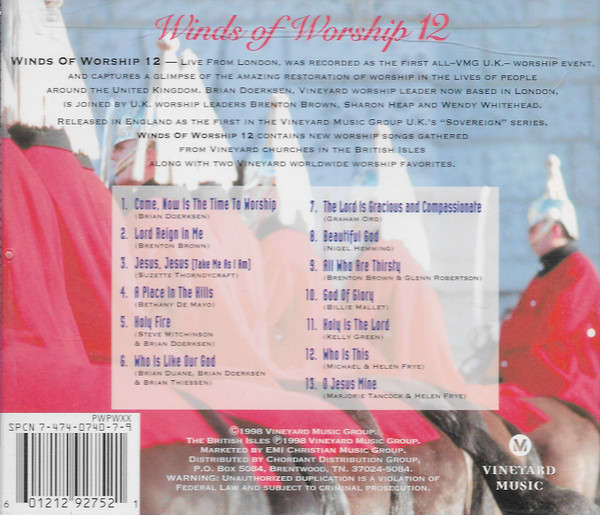CD - Various - Winds Of Worship, Vol. 12: Live From London