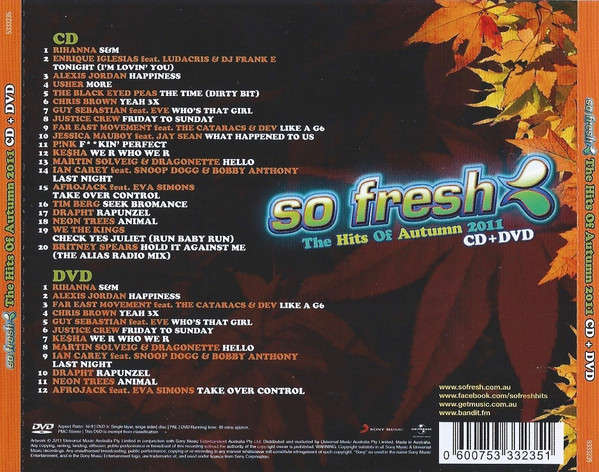 CD - Various - So Fresh: The Hits Of Autumn 2011 CD+DVD - 5333235