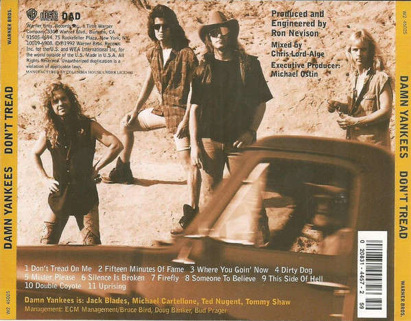 CD - Damn Yankees - Don't Tread