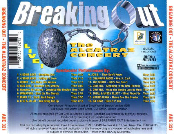 CD - Various - Breaking Out - The Alcatraz Concert