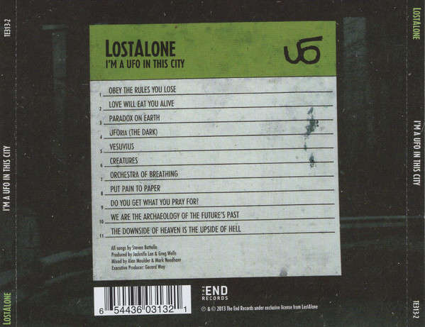 CD - Lostalone - I'm A UFO In This City (New Sealed)