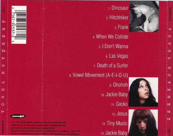 CD - Johnette Napolitano & Holly Vincent - Vowel Movement