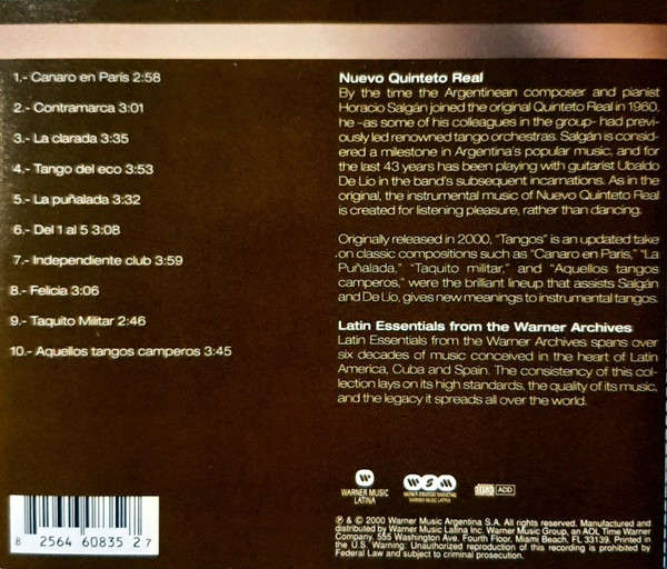 CD - Nuevo Quinteto Real - Latin Essentials