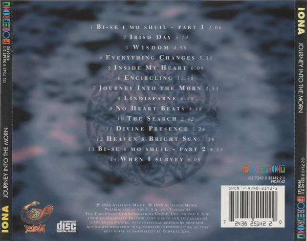 CD - Iona - Journey Into The Morn