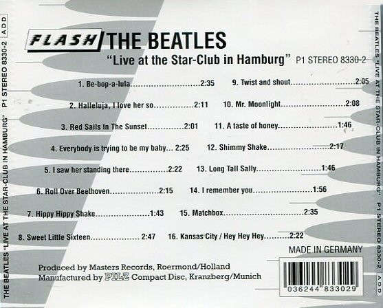 CD - The Beatles - Live At The Star-Club In Hamburg - 8330-2