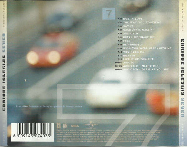 CD - Enrique Iglesias - Seven - SSTARCD6840