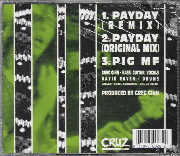 CD - Greg Ginn - Payday