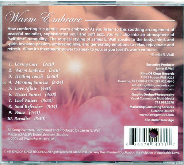CD - James E. Wall - Warm Embrace