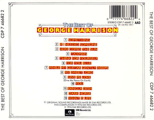 CD - George Harrison - The Best Of George Harrison