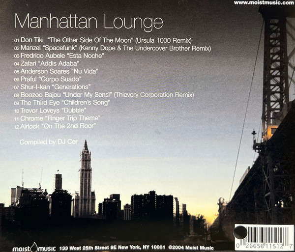 CD - Various - Manhattan Lounge