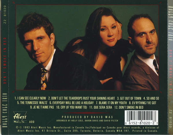 CD - Holly Cole Trio - Don't Smoke In Bed